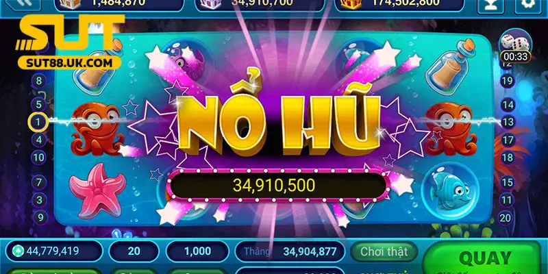 Game nổ hũ online SUT88 có sức hấp dẫn lớn